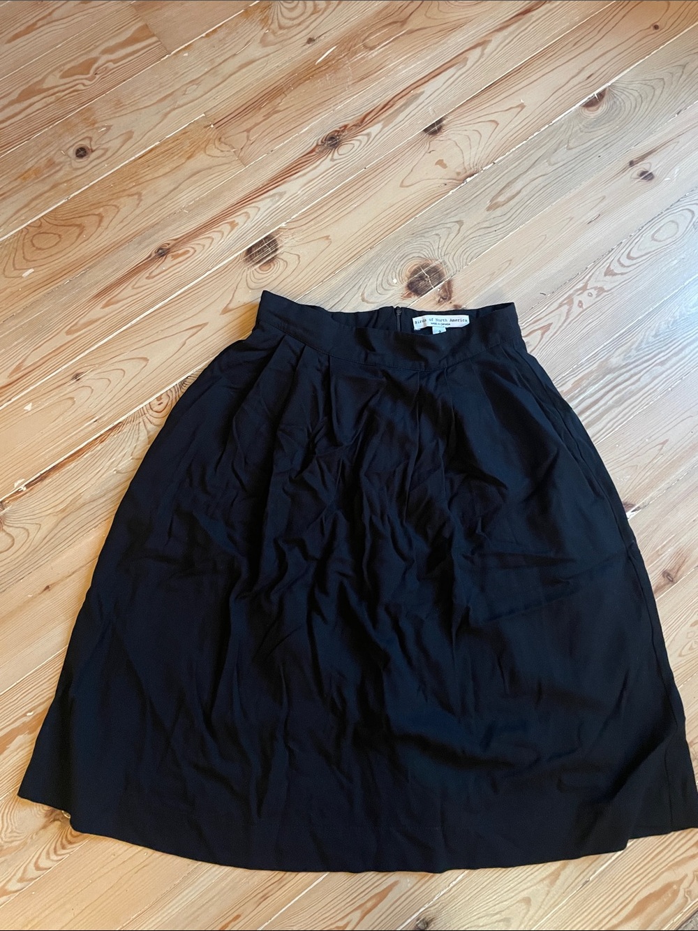 Birds of North America Pleated A-Line Skirt